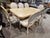 Make a statement of timeless sophistication with this Bernhardt Two Pedestal Dining Set with Eight Chairs by Bernhardt—a...