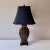 Late 20th Century Butterfly Checkered Hand Painted Table Lamp For Sale - Image 4 of 11