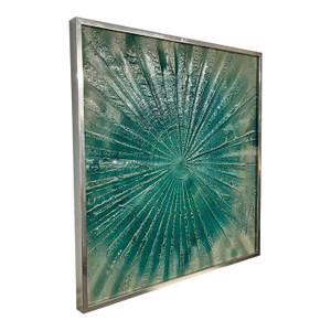 Vintage Mid Century Modern Abstract Acrylic Painting in the Style of Damien Hirst