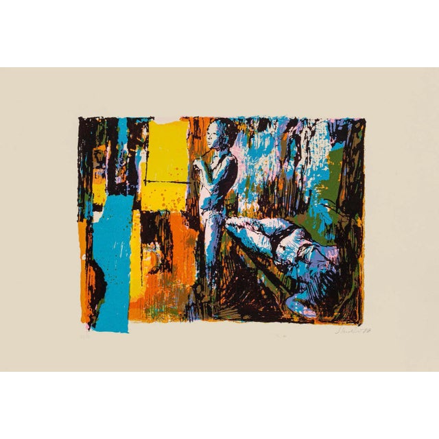 Nicola Simbari, Woman, Screen Print, 1975 For Sale