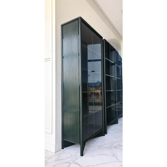 Italian Showcase Sideboards by Piero de Martini for Cassina, 1982, Set of 3 For Sale - Image 14 of 18