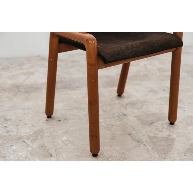 Wood Dilos Armchairs by Guido Faleschini for I4 Mariani, 1970s, Set of 3 For Sale - Image 7 of 12