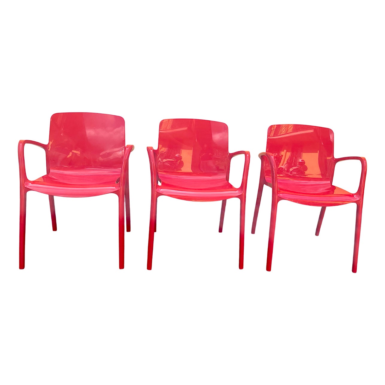 Tiffany Chairs by Marcello Ziliani for Casprini, Set of 3 | Chairish