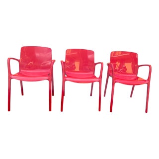 Tiffany Chairs by Marcello Ziliani for Casprini, Set of 3 For Sale
