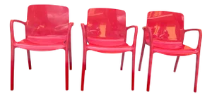 Tiffany Chairs by Marcello Ziliani for Casprini, Set of 3