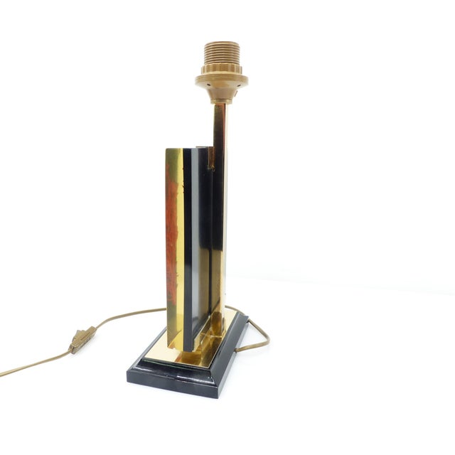 Caribbean Lamp with Red Gorgonian Inclusion from Maison Le Dauphin, France, 1970s For Sale - Image 4 of 9