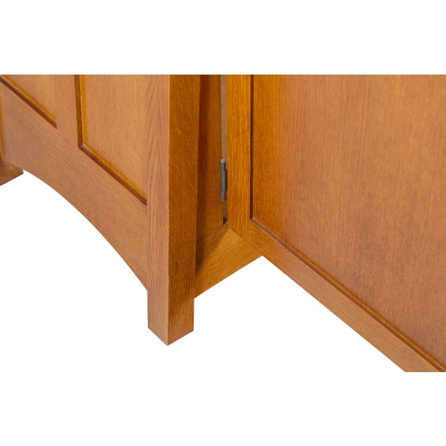 Mission 3 Door & 3 Drawer Sideboard - 70" - Walnut For Sale - Image 17 of 18