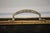 Brutalist Vintage Brass and Wood Magazine Rack For Sale - Image 3 of 10
