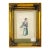 Antique 19th C Chinese Folk Art Pith Painting Female Figure Elegant Lady Oriental Decor For Sale