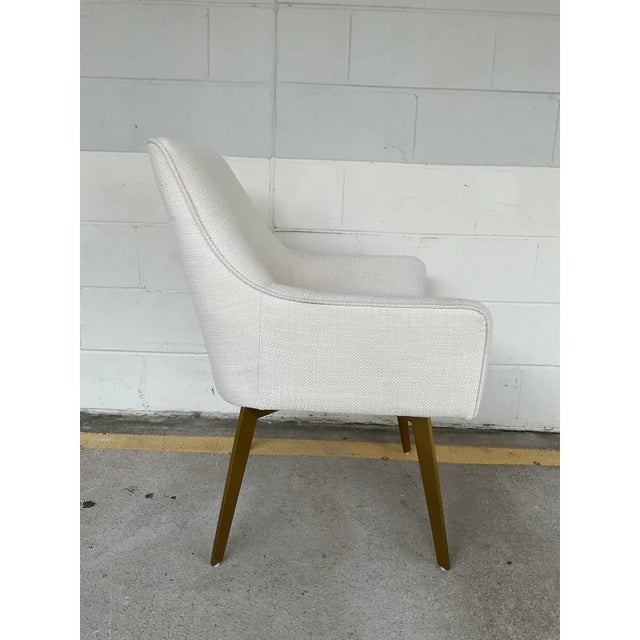 2020s Revelation Mid-Century Modern Let’s Twist Dining Swivel Chairs Set of 4 For Sale - Image 5 of 7