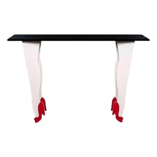 High Heels Console Table in Powder-Coated Aluminum by Altreforme For Sale