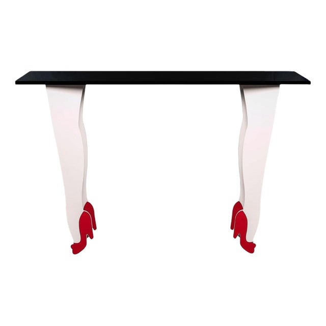 High Heels Console Table in Powder-Coated Aluminum by Altreforme For Sale
