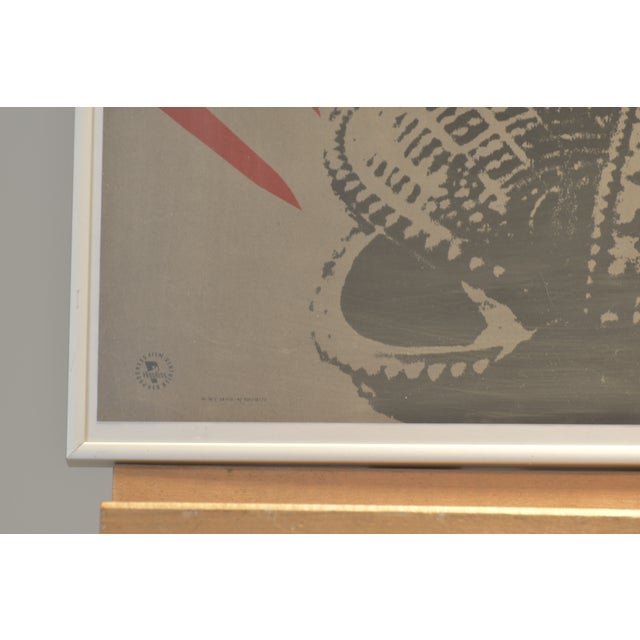 Poster for the 1927 communist propaganda documentary "october" (october revolution), distributed by veb progress film,...