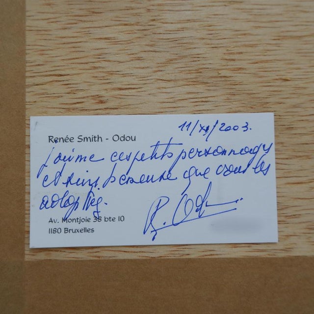 Renée Smith, Odou, Belgium, Painting on Panel For Sale - Image 15 of 16