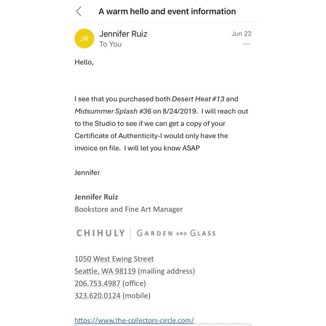 Dale Chihuly Chihuly - Desert Heat, Original Print, Framed For Sale - Image 4 of 4