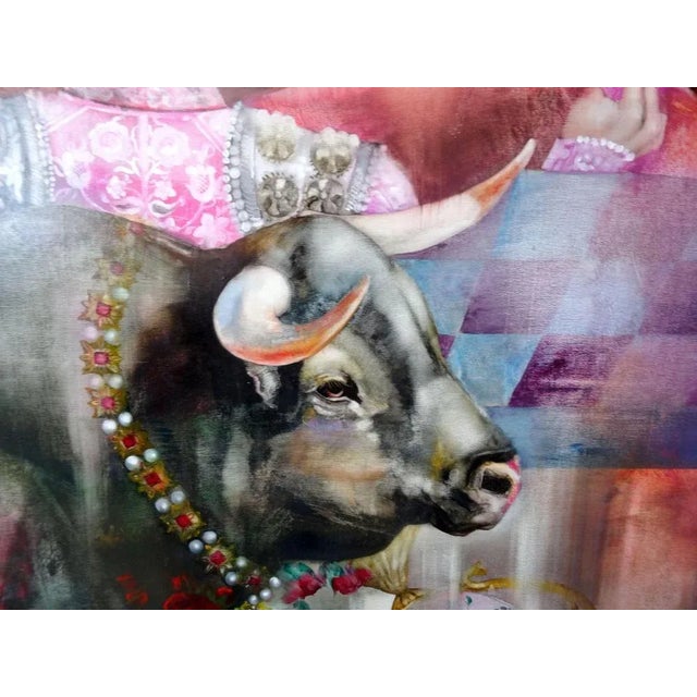 Trip. 2022. Oil on canvas, 130x130 cm impressions from spain. “ilze laizane finds inspiration in medieval and renaissance...