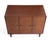 Brown Ramseur Furniture Mid Century Walnut Brass Diamond Front Record Cabinet Credenza Unmarked For Sale - Image 8 of 13
