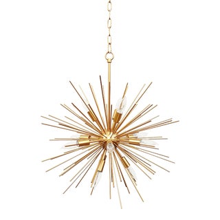 Fine Designer Made Mid-Century Modern Style Sputnik Pendant Chandelier For Sale