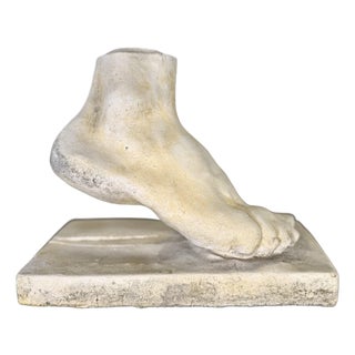 Stone Athlete’s Foot Sculpture For Sale