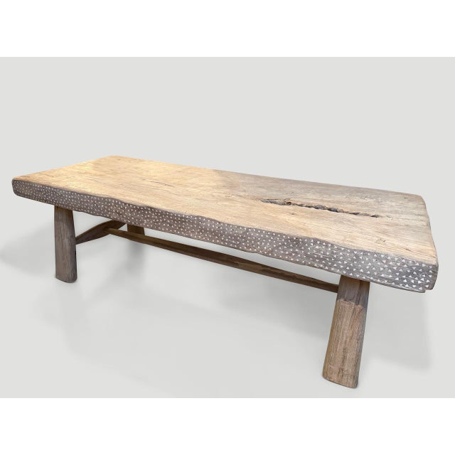 2010s Andrianna Shamaris Impressive Shell Inlay Coffee Table For Sale - Image 5 of 6