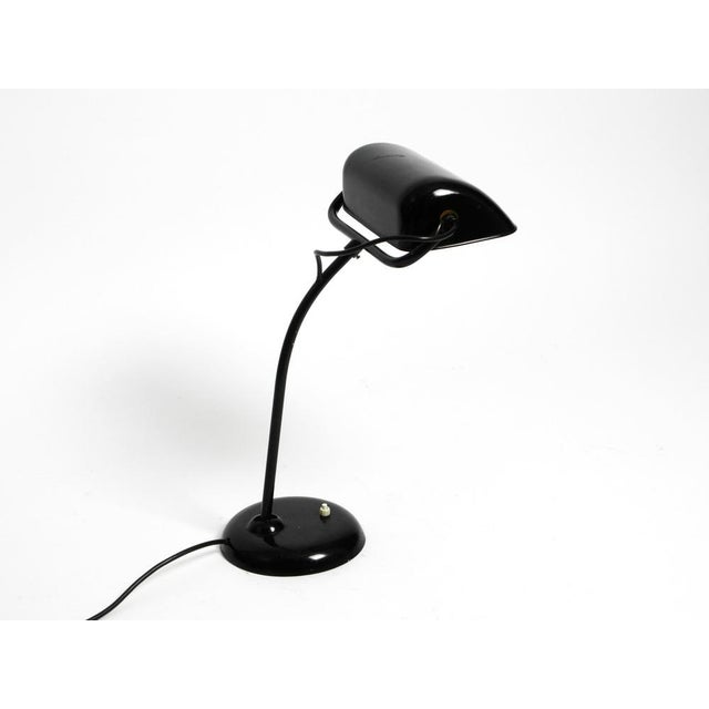 Industrial Metal Table Lamp Model 6581 in Black from Kaiser Idell / Kaiser Leuchten, 1940s For Sale - Image 18 of 18