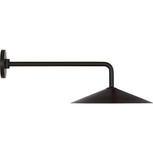 Amber Lewis for Visual Comfort Signature Ponce 9" Articulating Sconce in Modern Iron with Modern Iron Shade For Sale