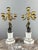 Gold Napoleon III Bronze and Marble Candelabra, Set of 2 For Sale - Image 8 of 13