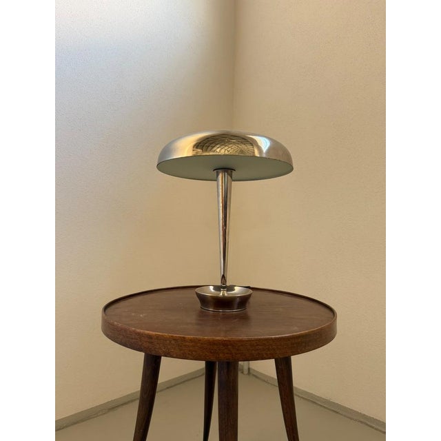 Silver D4639 Table Lamp from Stilnovo, 1950s For Sale - Image 8 of 9