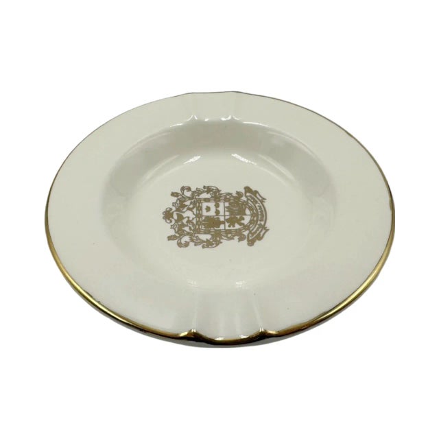 Vintage 5-Star Beverly Wilshire Hotel Ashtray Dish Los Angeles Porcelain For Sale - Image 10 of 12