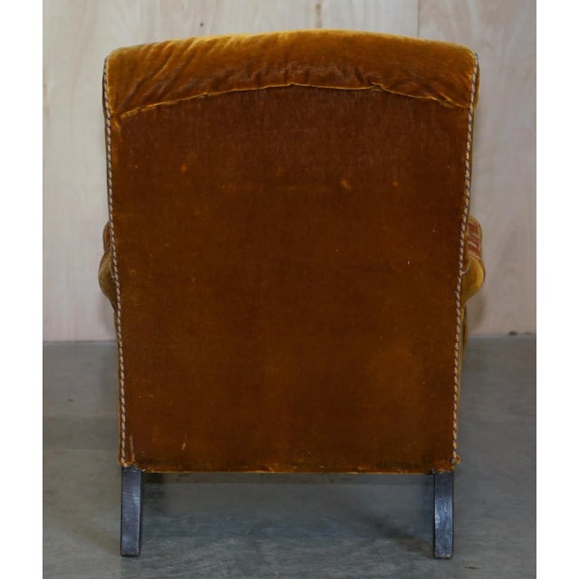 Victorian Kilim Rug Armchair, 1880s For Sale - Image 12 of 17