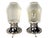 The brand new chrome really shines of this nice pair of bath sconces with pullchain on/off! Nice original glass is free of...