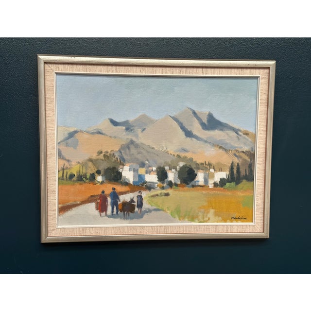 Stig Wernheden, Landscape, Kos, Greece, 1960s, Oil on Canvas For Sale - Image 8 of 16