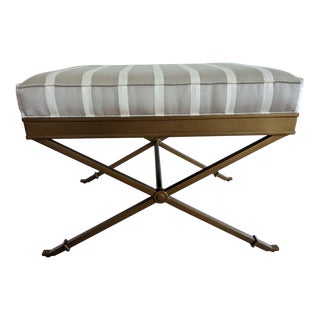 Hickory Chair Lille Bench by Suzanne Kasler For Sale