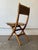 Textile Vintage Japanese Folding Chair For Sale - Image 7 of 10
