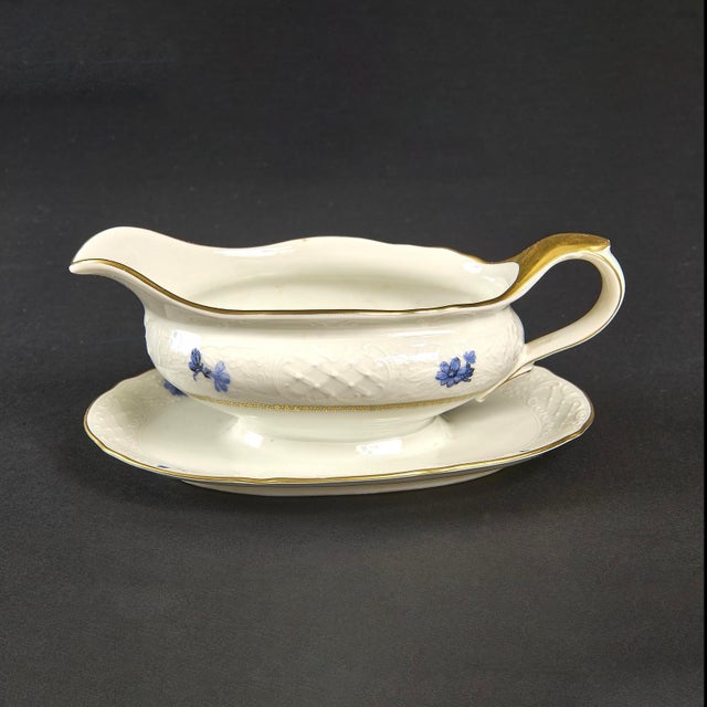 Mid-Century Modern Bavarian Porcelain Dinnerware Set from Carl Schumann, 1940s, Set of 54 For Sale - Image 3 of 18