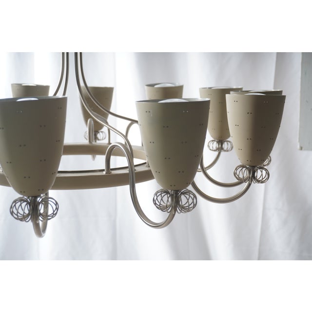 Metal Vintage Paavo Tynell for Lightolier Ballerina Chandelier Circa 1950s For Sale - Image 7 of 11