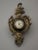 Antique Ansonia Miniature Cartel Novelty Wall Clock For Sale In Los Angeles - Image 6 of 8