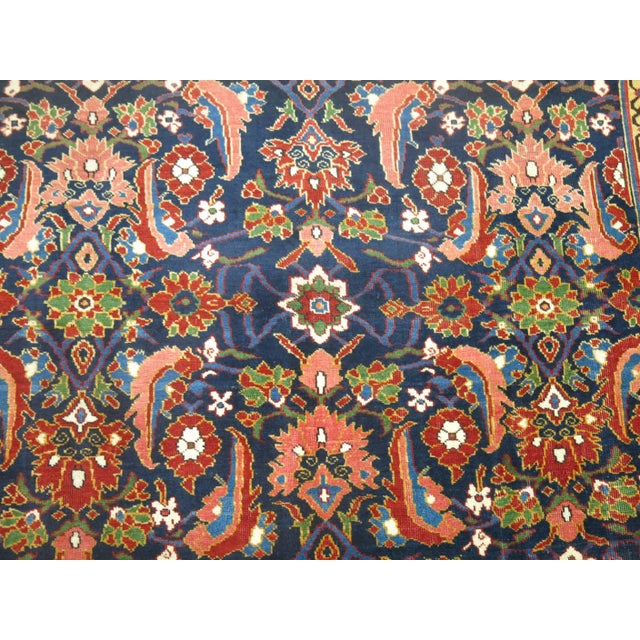 Traditional Zabihi Collection Antique Caucasian Baku Rug For Sale - Image 3 of 6