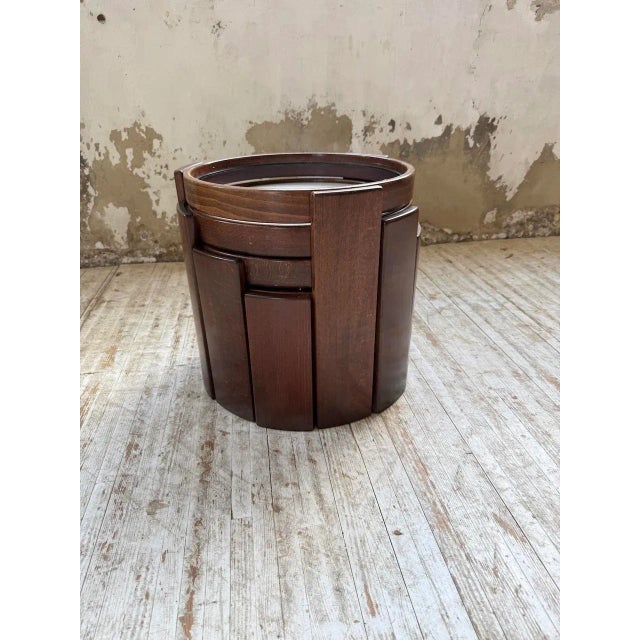 Nido 780 G Stackable Coffee Tables by Gianfranco Frattini for Cassina, 1960s, Set of 4 For Sale - Image 12 of 18