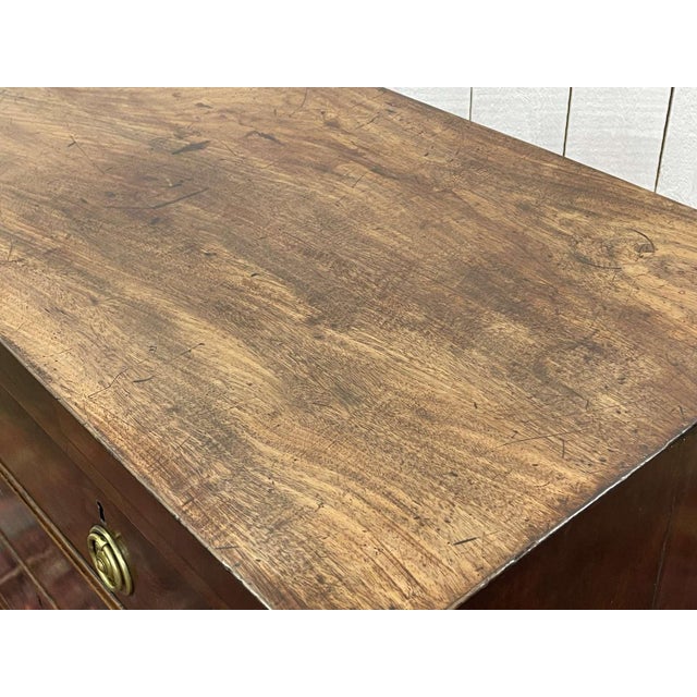 Antique English Mahogany Chest of Drawers, 1800s For Sale - Image 17 of 18