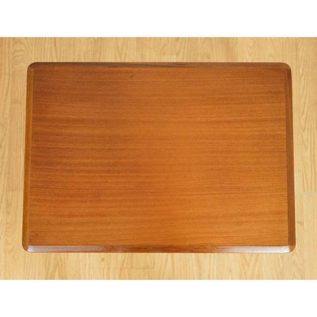 Wood Mid-Century Scandanavian Teak Side Table, 1960s For Sale - Image 7 of 10
