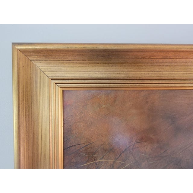Original Signed Oil Painting by Rebecca Hodges - Still Life With Wooden Barrel - Professionally Framed For Sale - Image 11 of 14