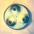 Mid-Century Modern Three-Lights Blue Wall Lamp in Metal, 1980s For Sale - Image 3 of 7