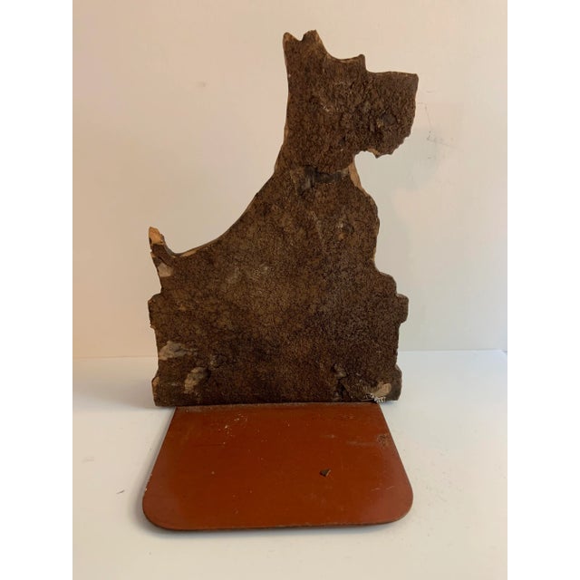 Mid-Century Scotty Dog Syrocco Wood Bookends- Set of 2 For Sale - Image 9 of 10