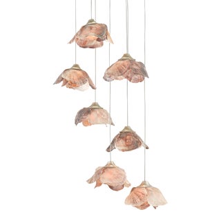 Currey & Company Catrice 7-Light Multi-Drop Pendant For Sale
