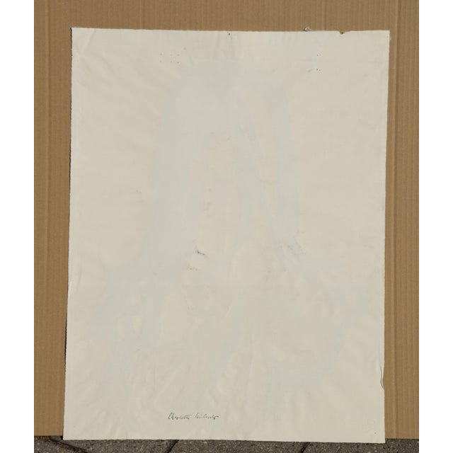 Charlotte Hilmer, Iris Blossom, 1955, Oil on Canvas For Sale - Image 11 of 12