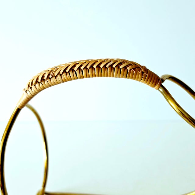 Mid-Century Modern Bottle Holder in the style of Carl Auböck, Austria, 1950s For Sale - Image 3 of 18