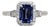 1.2Ct Tanzanite Ring With Earth Mined Diamonds in Solid 14k Gold, 7x5mm, Size 6.75 For Sale