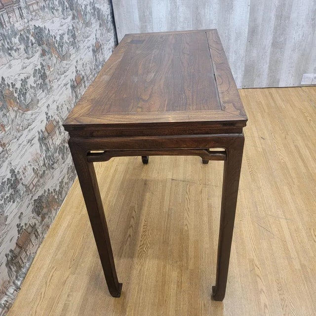 Late 20th Century Vintage Shanxi Province Elm Table For Sale - Image 5 of 8