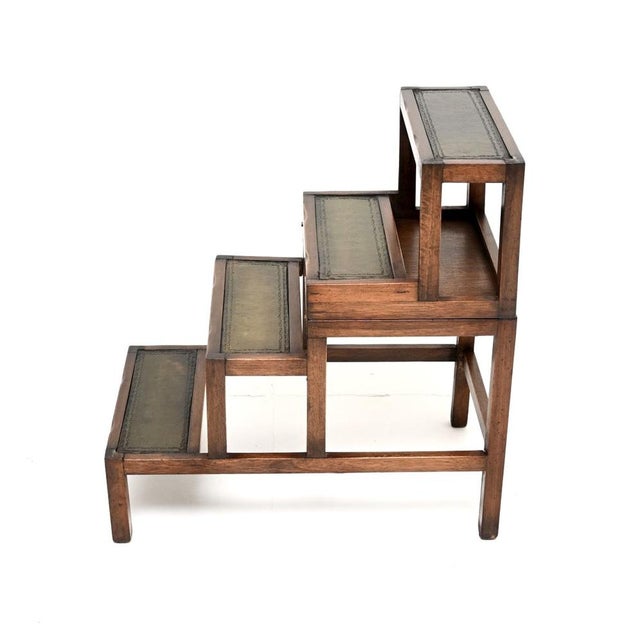 Georgian Metamorphic Library Steps, 1930s For Sale - Image 4 of 13